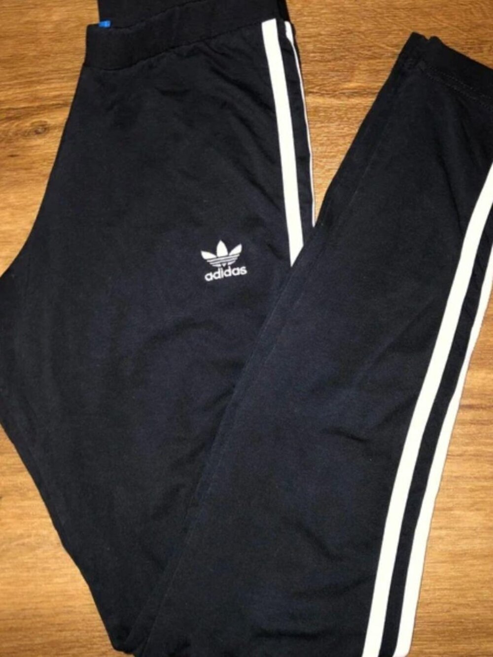 Adidas Women's Black and Navy Leggings